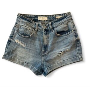 PacSun Distressed Blue Jean Shorts